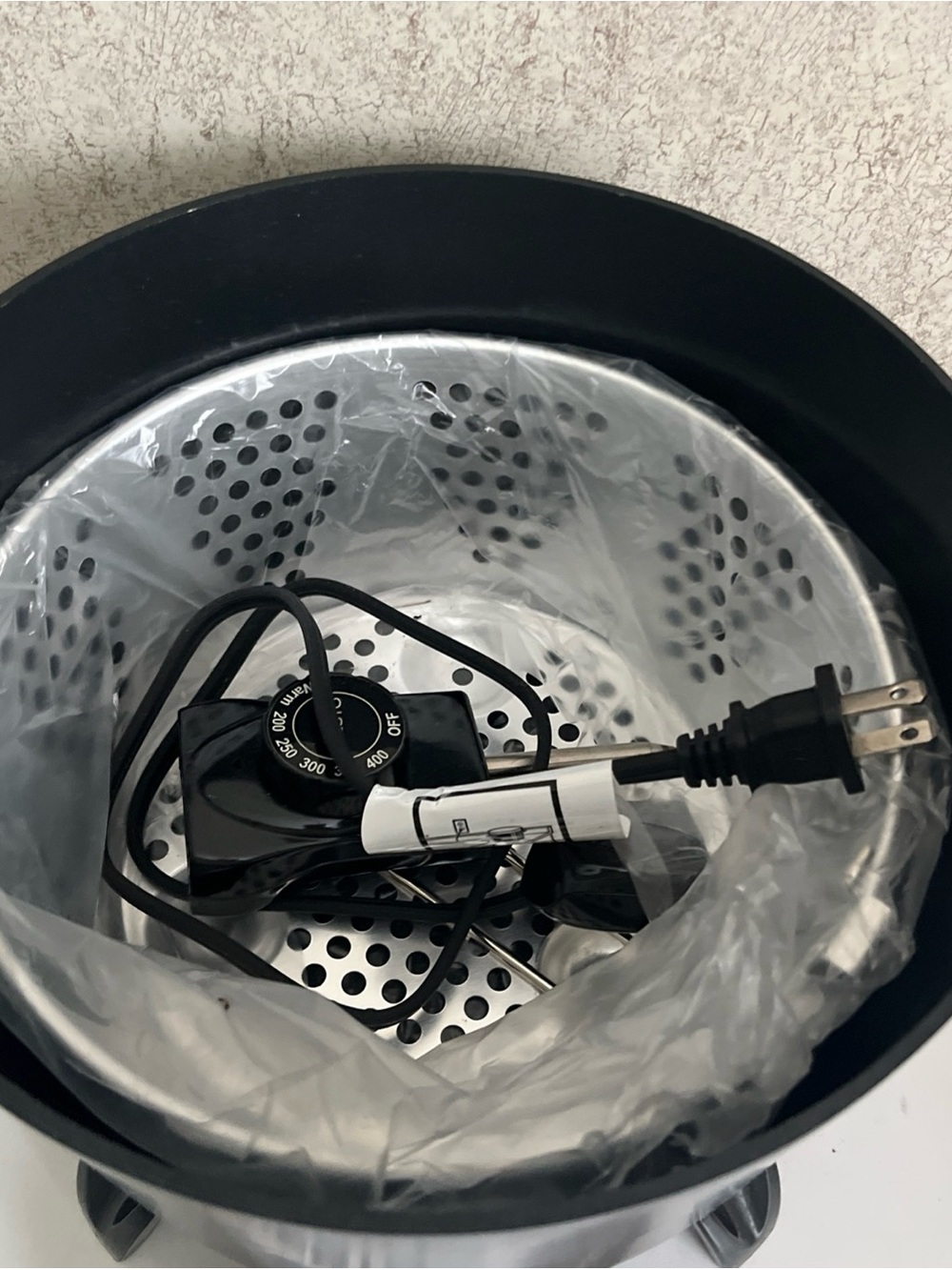 Presto Multi Cooker Steamer Deep Fry Black 6 Quart Glass lid New 0600010 - Picture 3 of 9